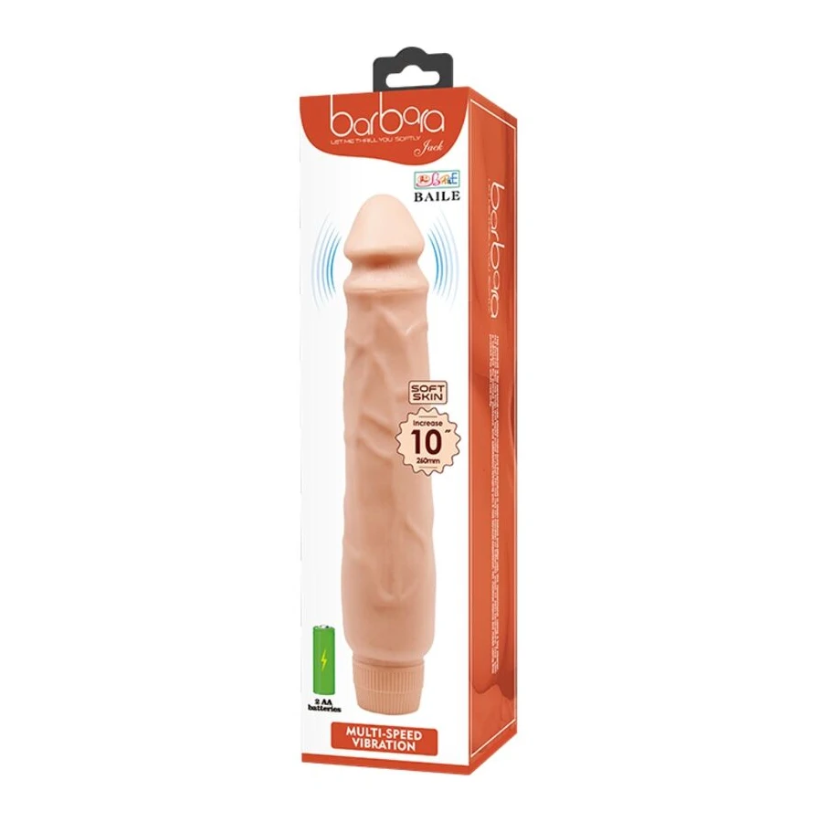 BAILE - JACK VIBRADOR REALISTA 26 CM CARNE